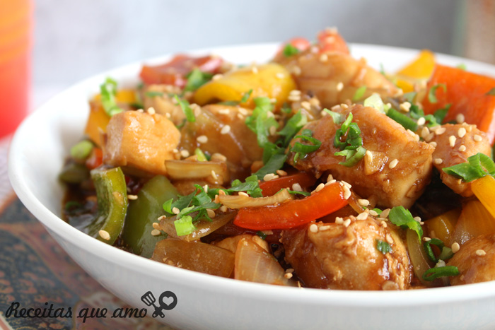 Frango oriental do Weslynho