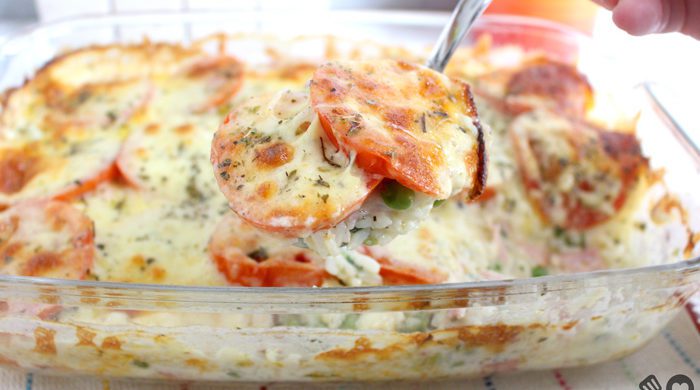 Arroz de forno parisiense