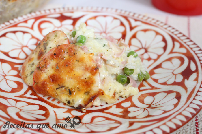 Arroz de forno parisiense
