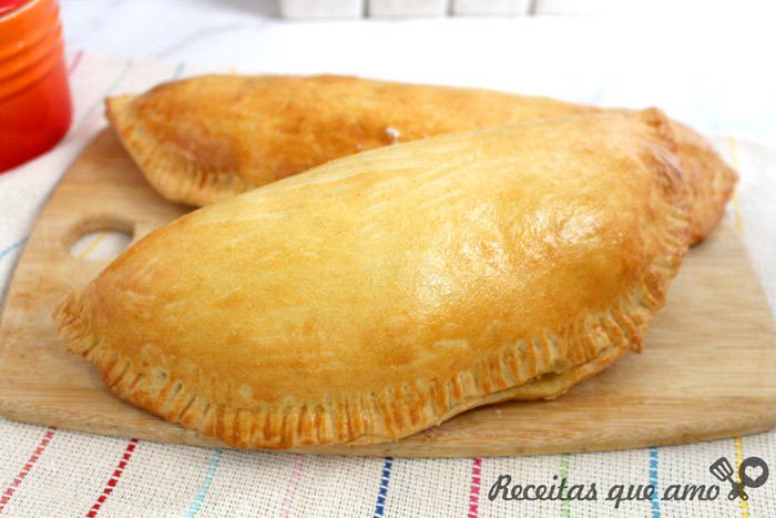Pastelão de forno com frango cremoso Pastelão de forno com frango cremoso