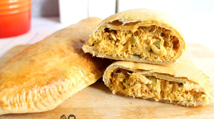 Pastelão de forno com frango cremoso