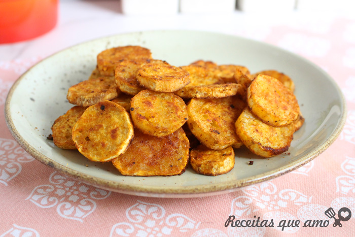 Batata doce no forno ou air fryer Batata doce no forno ou air fryer