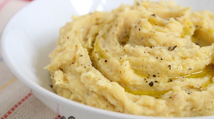 Purê de batata doce especial