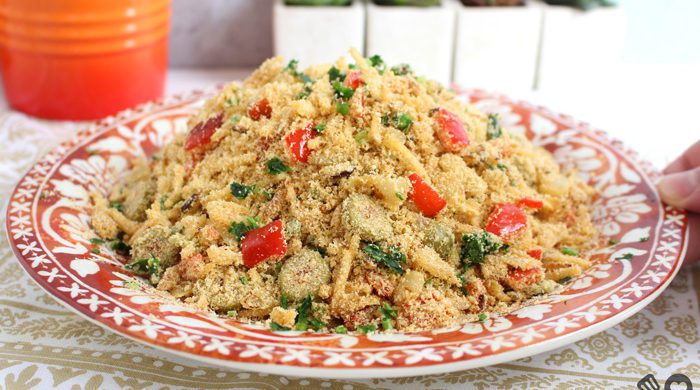 Farofa com batata palha