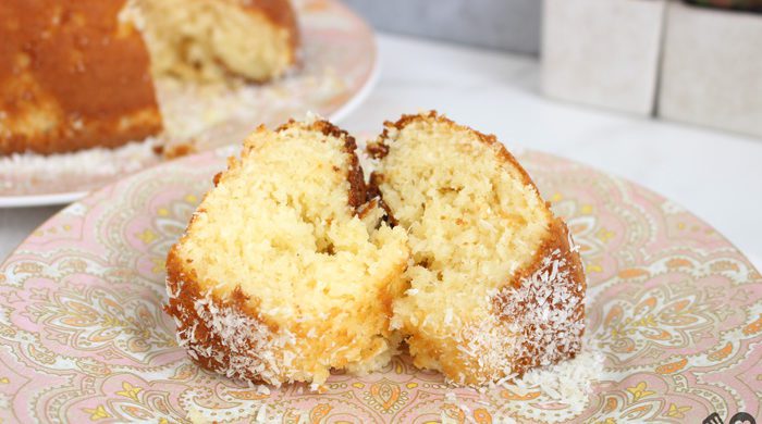 Bolo de leite condensado sem farinha de trigo