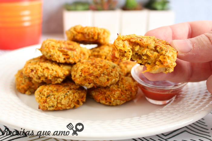 Nugget vegetariano caseiro
