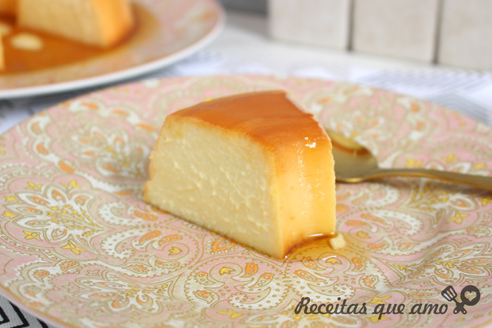 Pudim de queijo pronto em 20 minutos