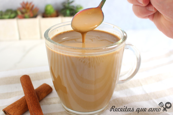 Cappuccino cremoso caramelado