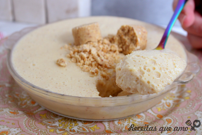 Mousse de paçoca cremosa