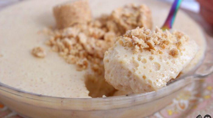 Mousse de paçoca cremosa