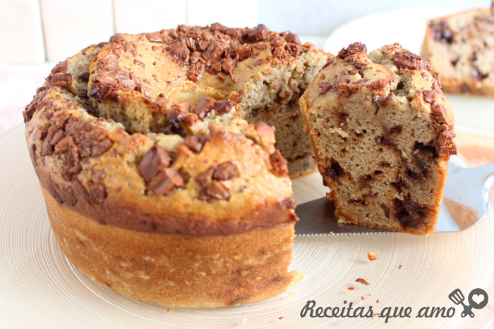 Bolo de banana formigueiro
