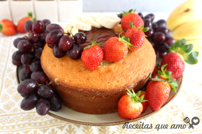 Bolo fondue de chocolate