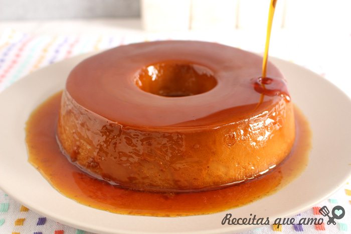 Pudim de doce de leite