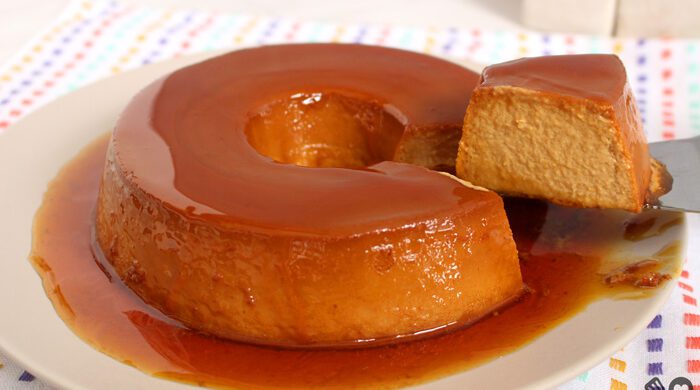 Pudim de doce de leite
