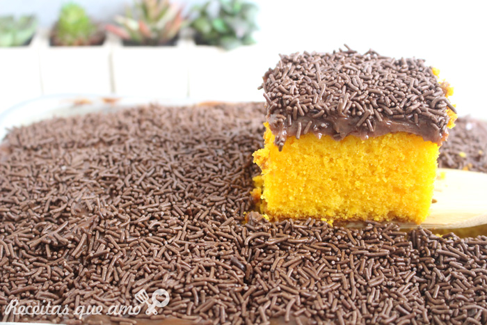 Bolo de cenoura infalível