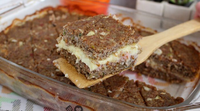 Kibe de forno recheado com queijo