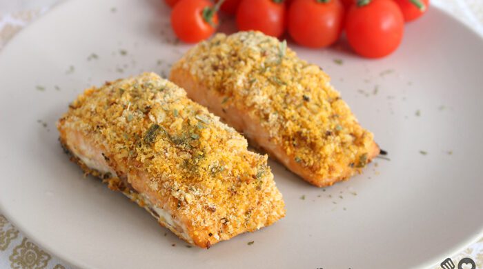 Peixe com crosta crocante temperada