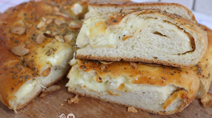 Pão de alho com catupiry