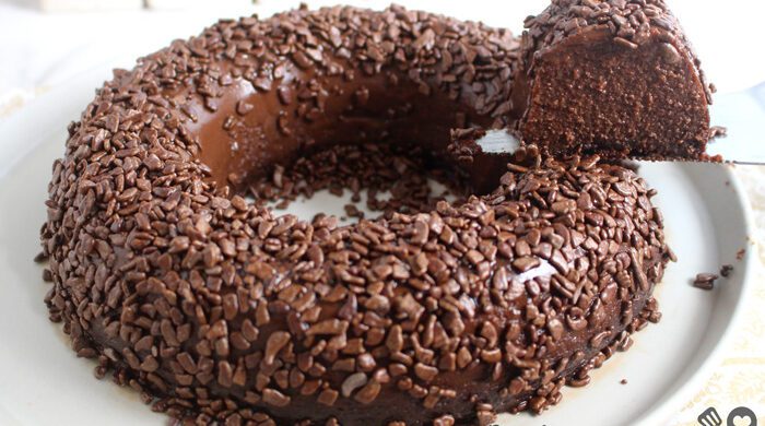 Brigadeirão pronto em 8 minutos