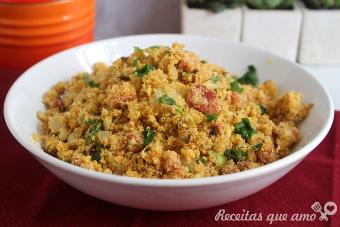 Farofa com um ingrediente inusitado