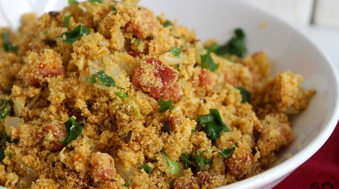 Farofa com um ingrediente inusitado