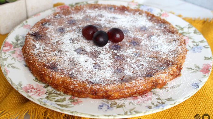 Torta de uva super fácil