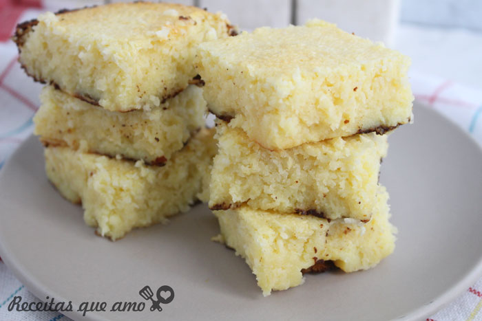 Cocada de forno com 4 ingredientes