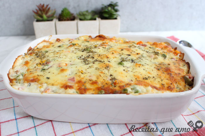 Arroz de forno Natalino