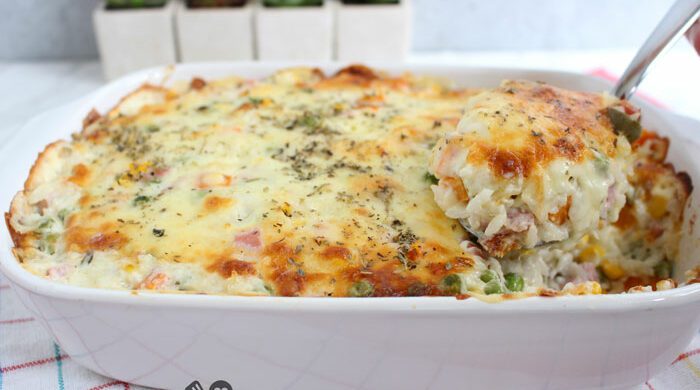 Arroz de forno Natalino