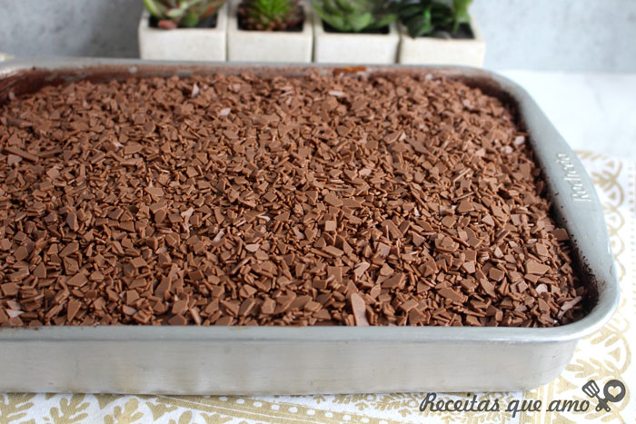 Bolo brigadeiro gelado
