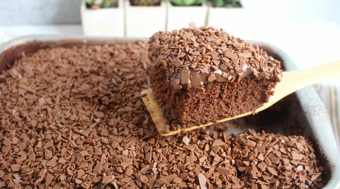 Bolo brigadeiro gelado