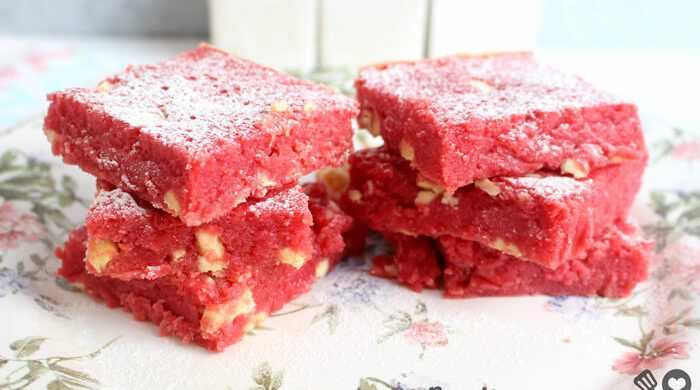 Brownie de morango