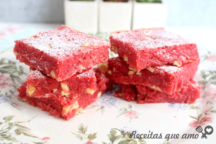 Brownie de morango