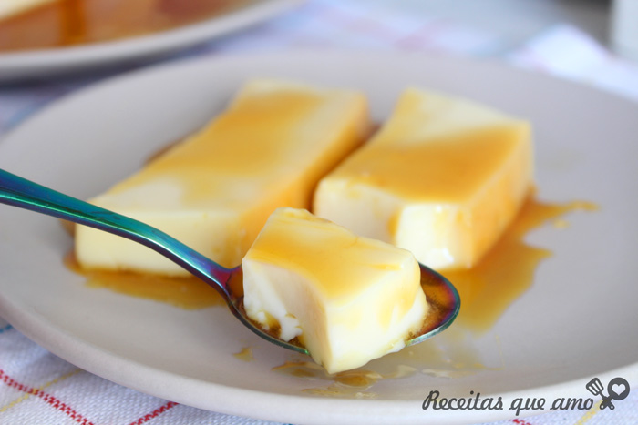 Flan de leite condensado sem forno Flan de leite condensado sem forno