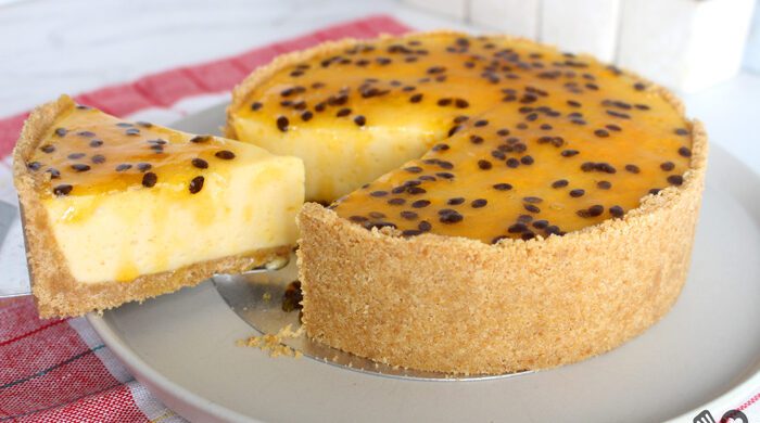 Torta de maracujá que não vai ao forno
