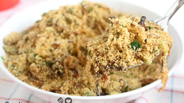 Farofa de cebola caramelizada