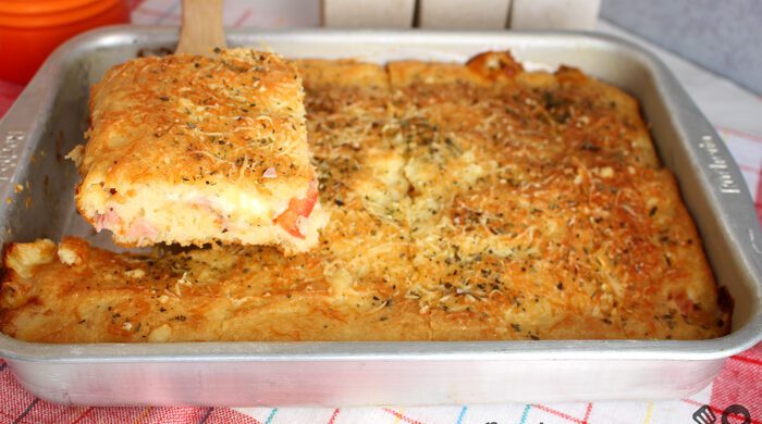 Torta pizza muito fácil