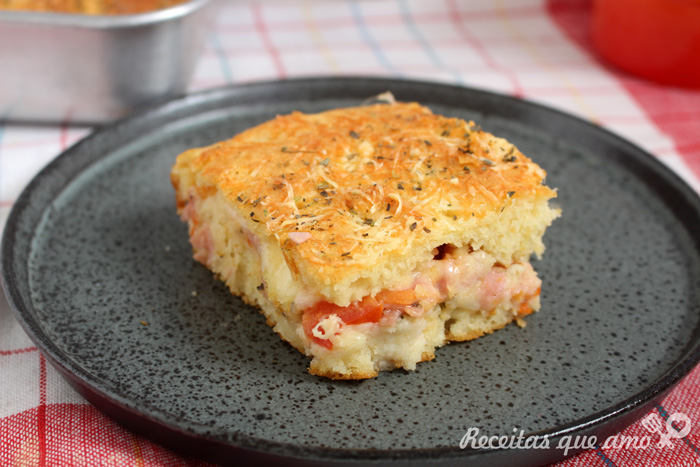 Torta pizza muito fácil