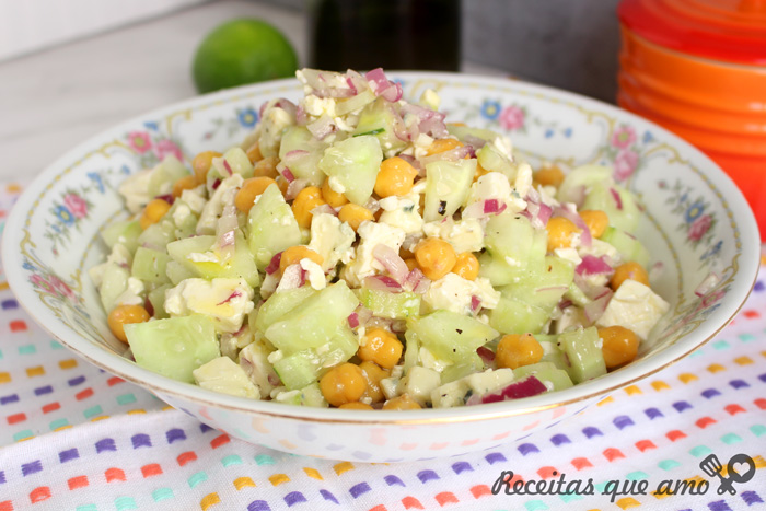 Salada diferente e cremosa Salada diferente e cremosa