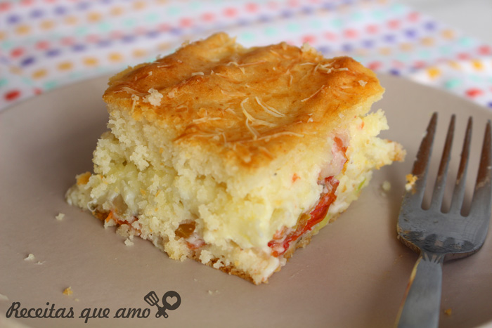 Torta de legumes com queijo Torta de legumes com queijo