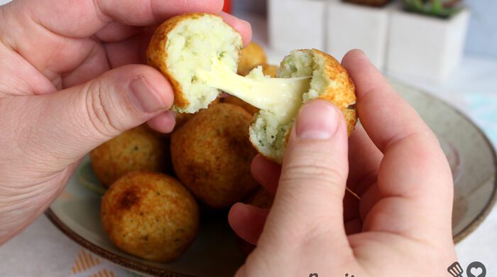 Bolinho de arroz recheado