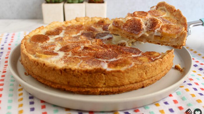 Torta de banana com leite condensado