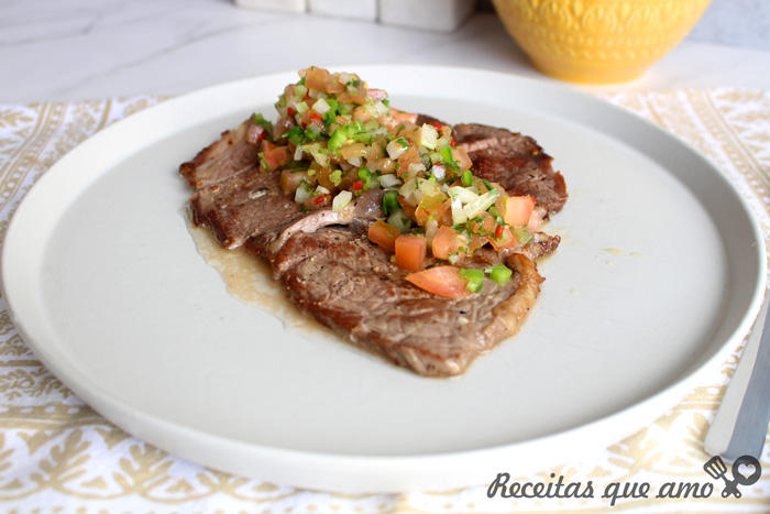 Salsa picante para carnes e frango Salsa picante para carnes e frango