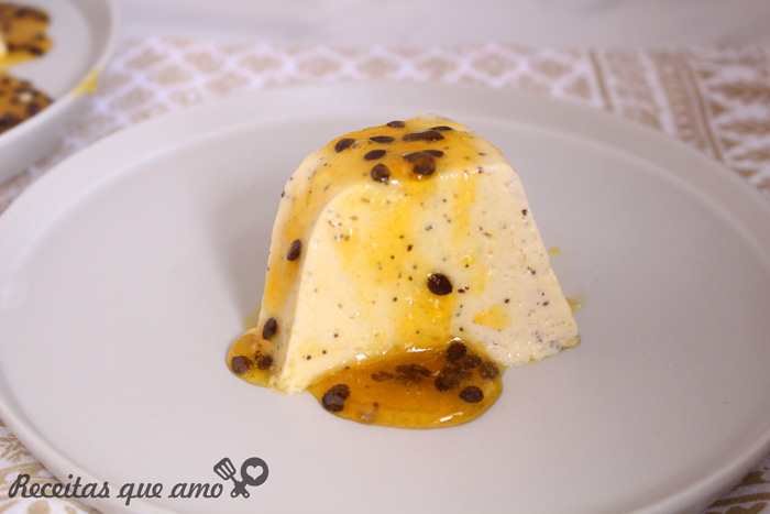 Pudim de maracujá sem forno