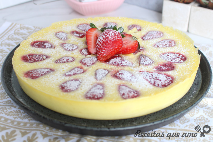 Torta italiana de morango