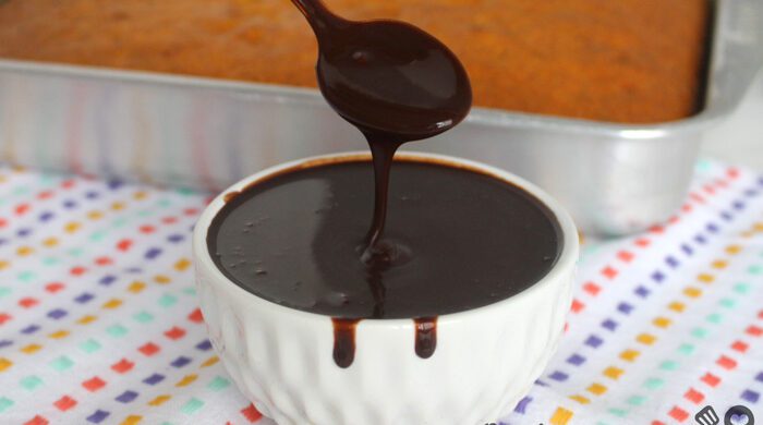 Calda de chocolate sem leite condensado