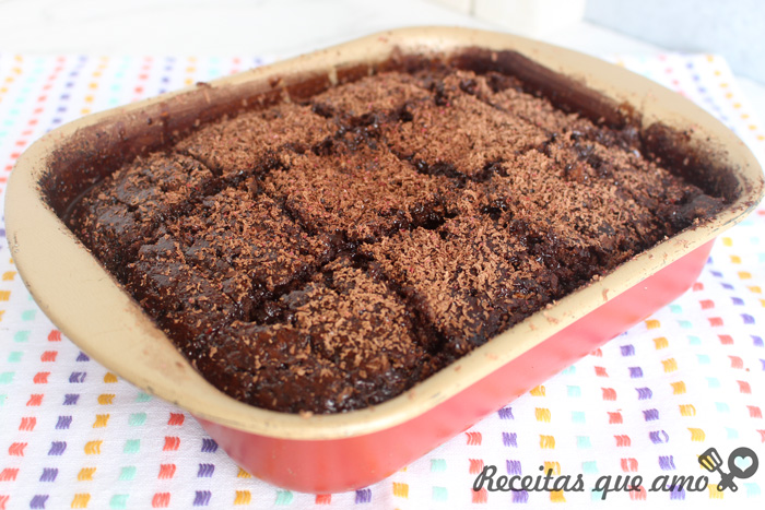 Bolo de chocolate no liquidificador
