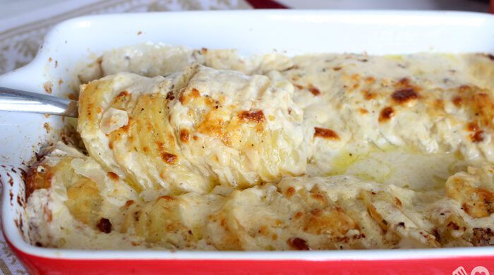 Batata gratinada