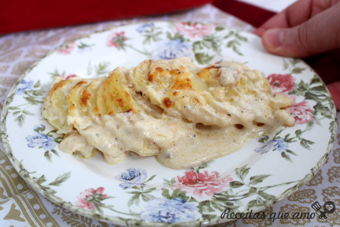 Batata gratinada