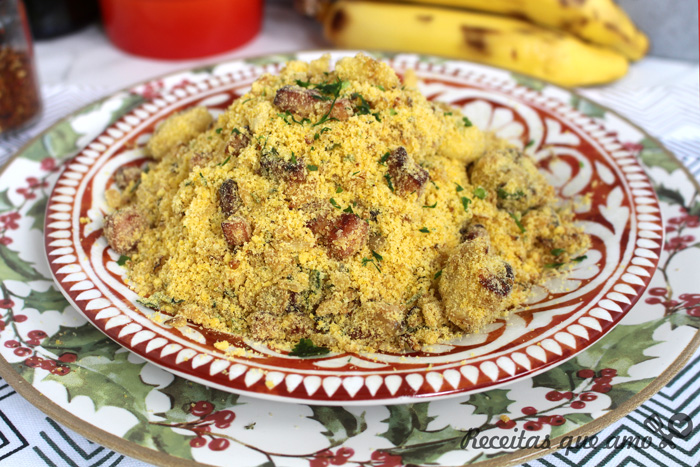Farofa de banana